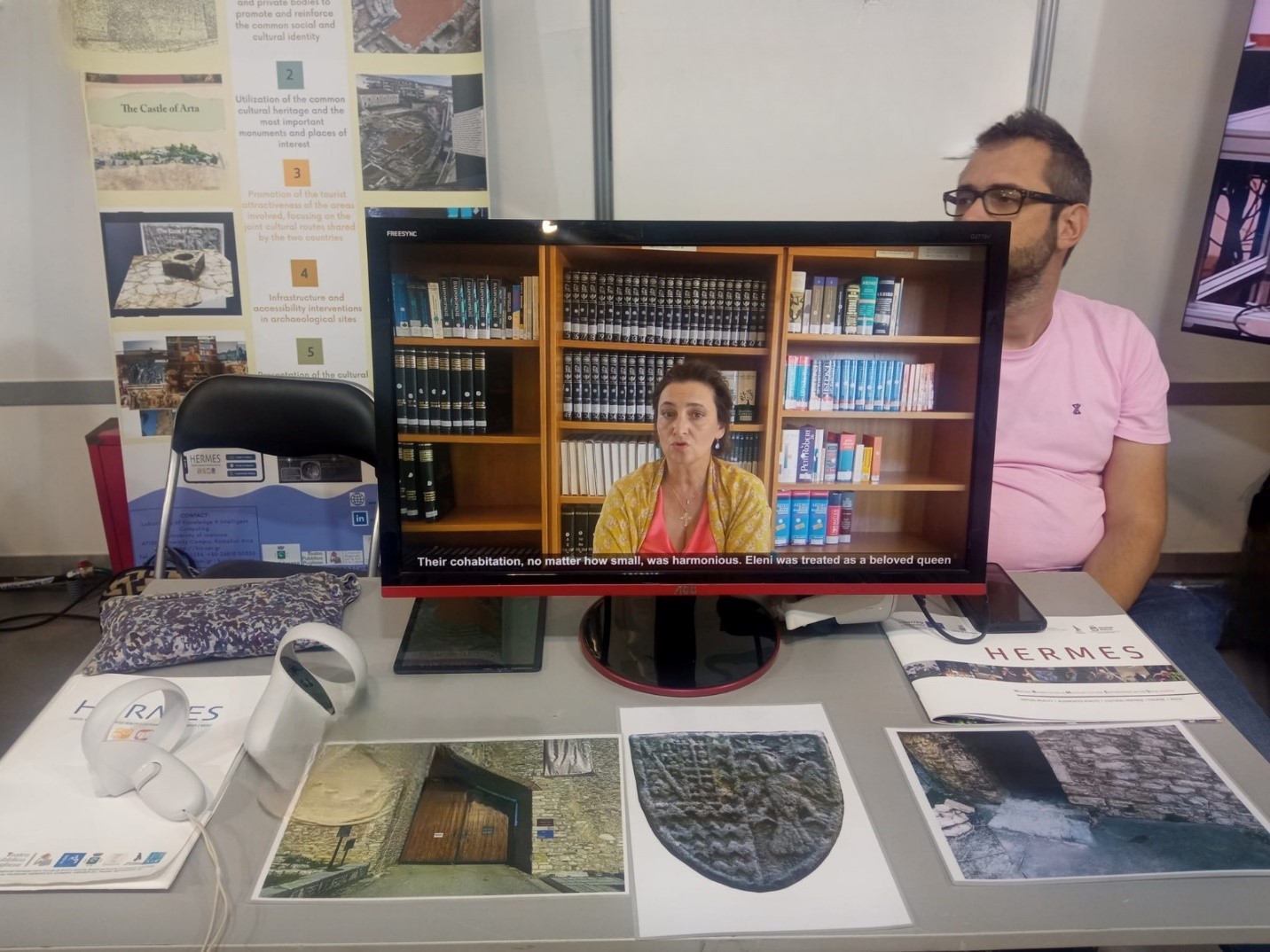 Participation of the HERMES project in the 9th Panhellenic Exhibition of Arta
